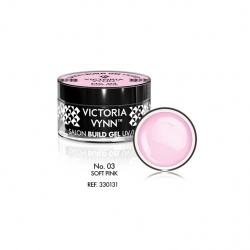 Żel budujący VICTORIA VYNN Soft Pink nr 003/ Salon Build Gel - 15 ml